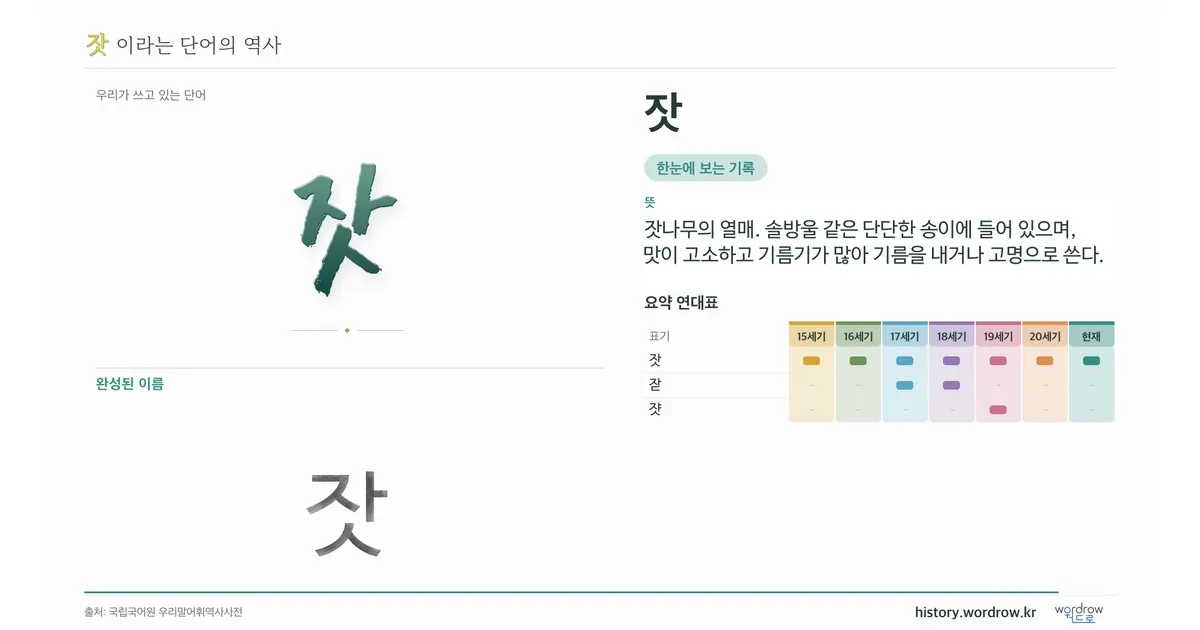 잣 대표 이미지