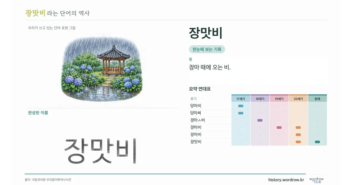 장맛비 대표 이미지