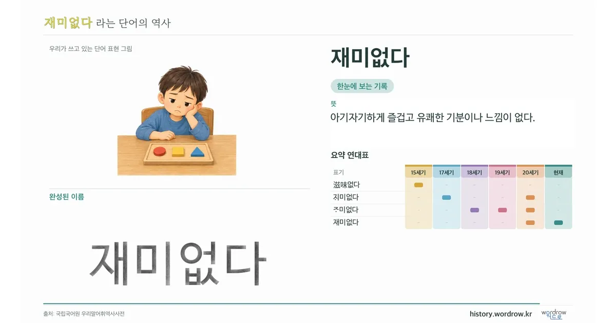 재미없다 대표 이미지
