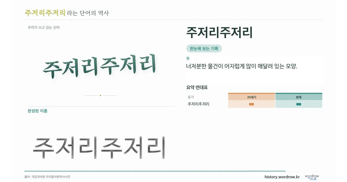 주저리주저리 대표 이미지