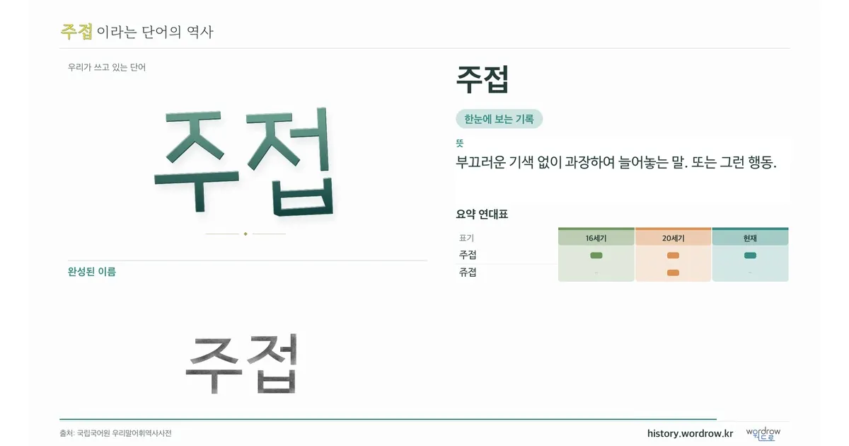 주접 대표 이미지