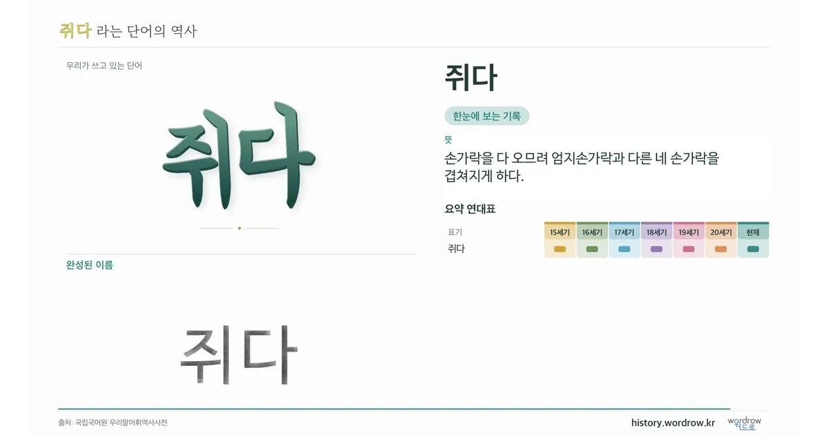 쥐다 대표 이미지