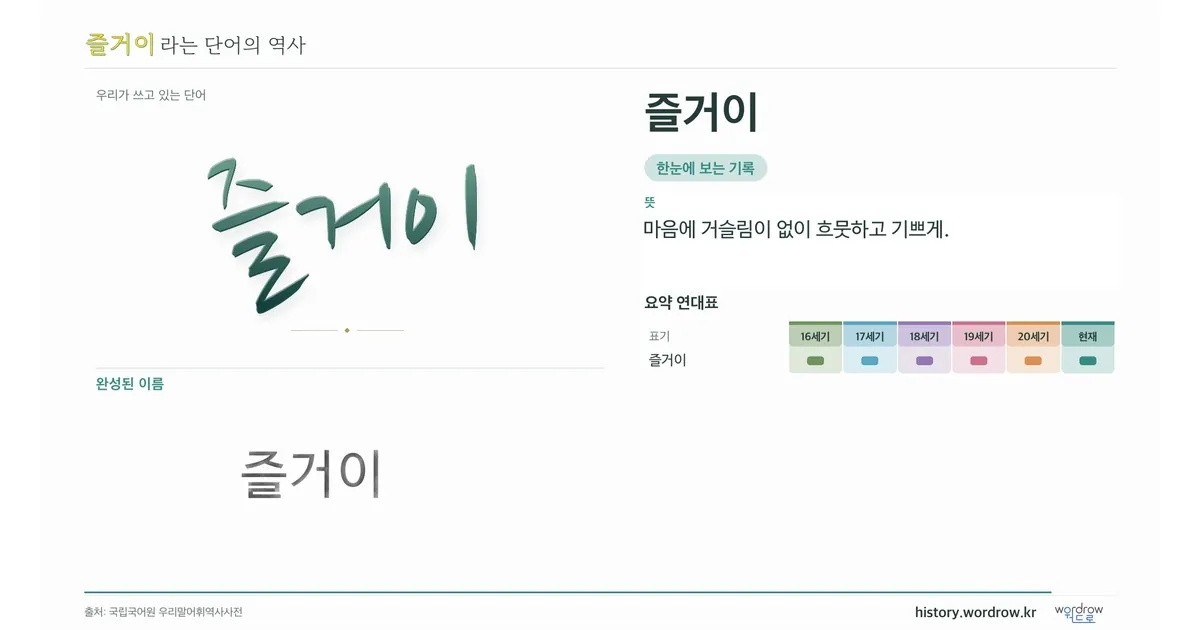 즐거이 대표 이미지