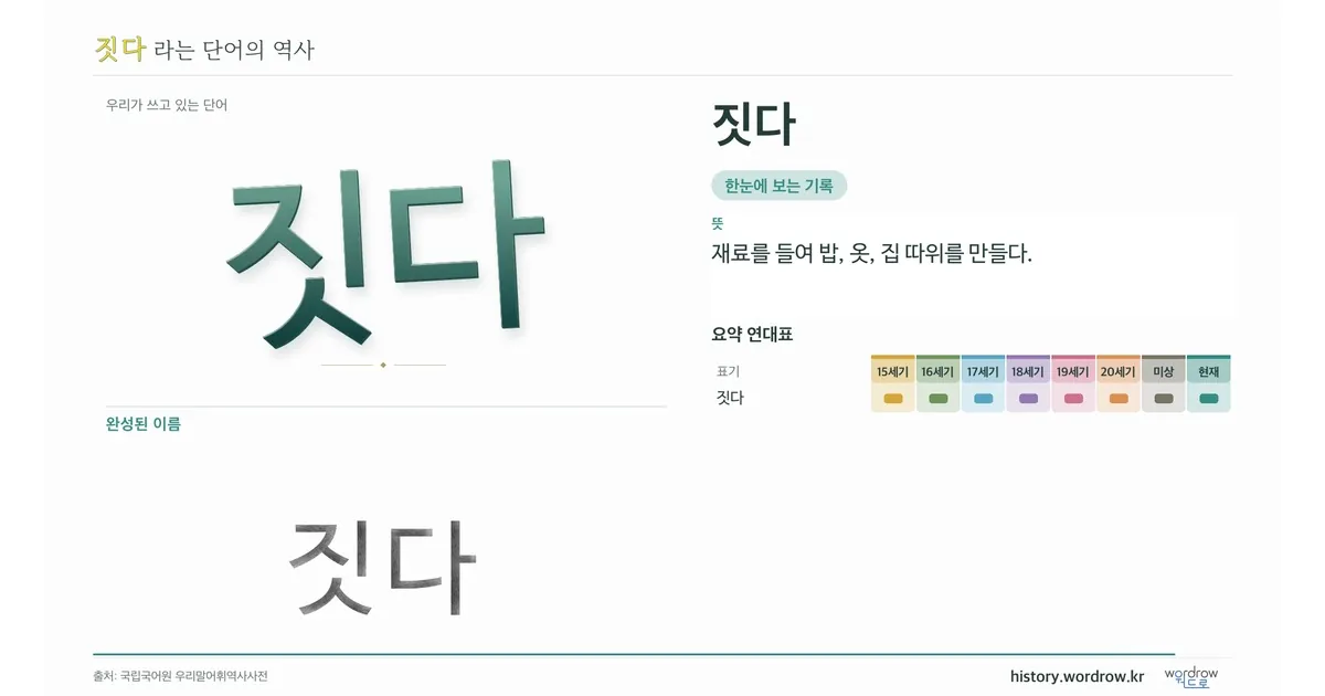 짓다 대표 이미지