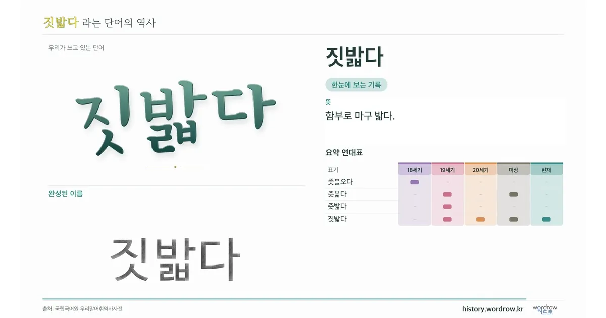 짓밟다 대표 이미지
