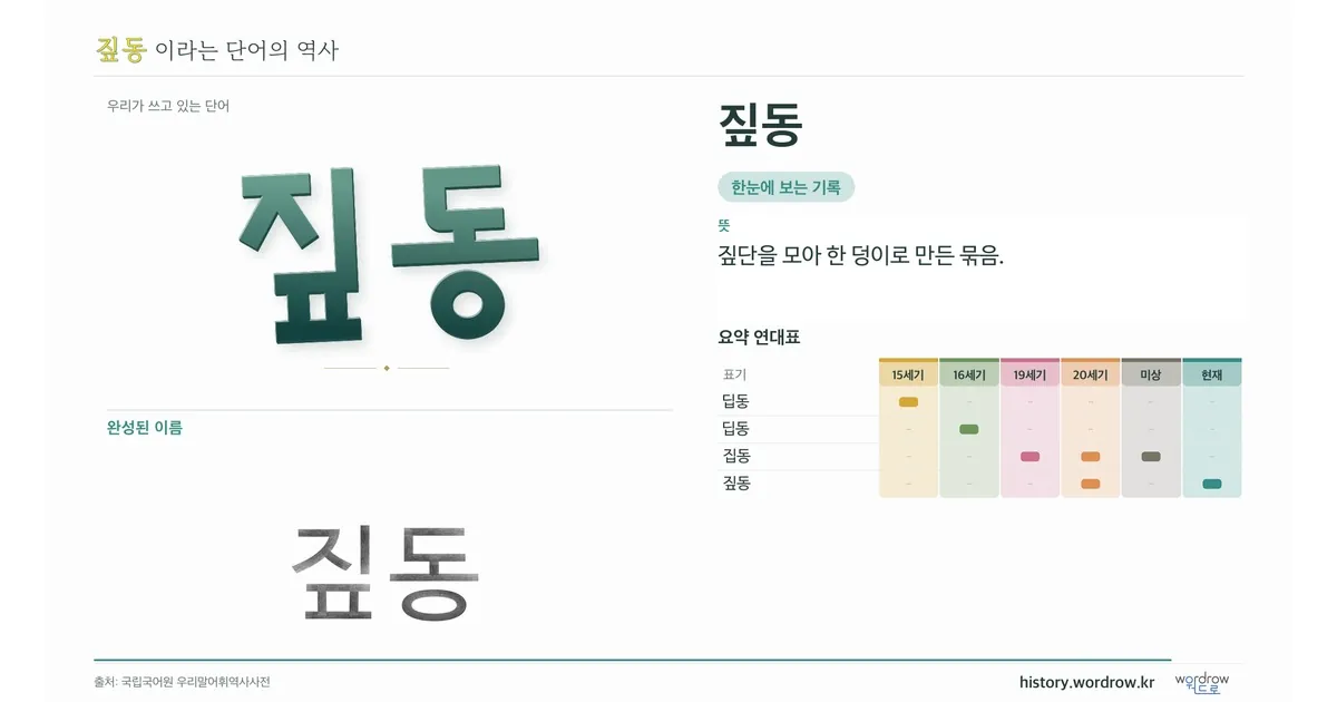 짚동 대표 이미지