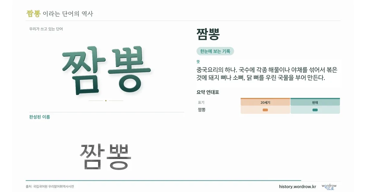 짬뽕 대표 이미지