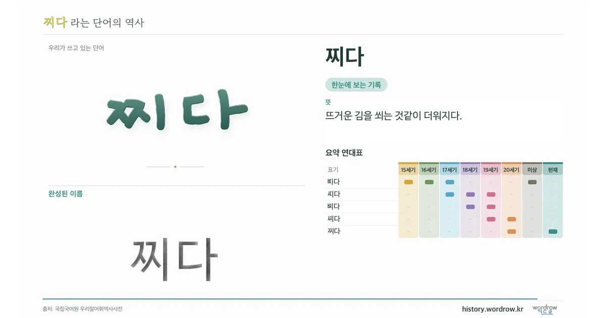 찌다 대표 이미지