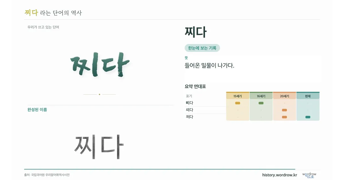 찌다 대표 이미지