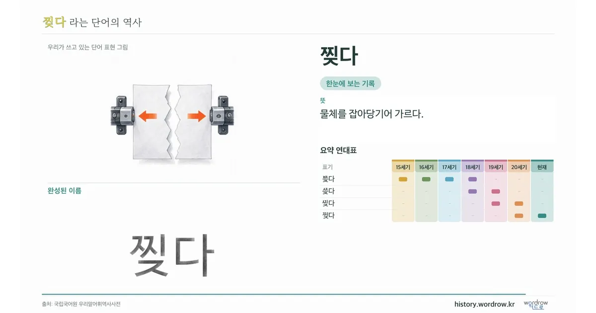 찢다 대표 이미지