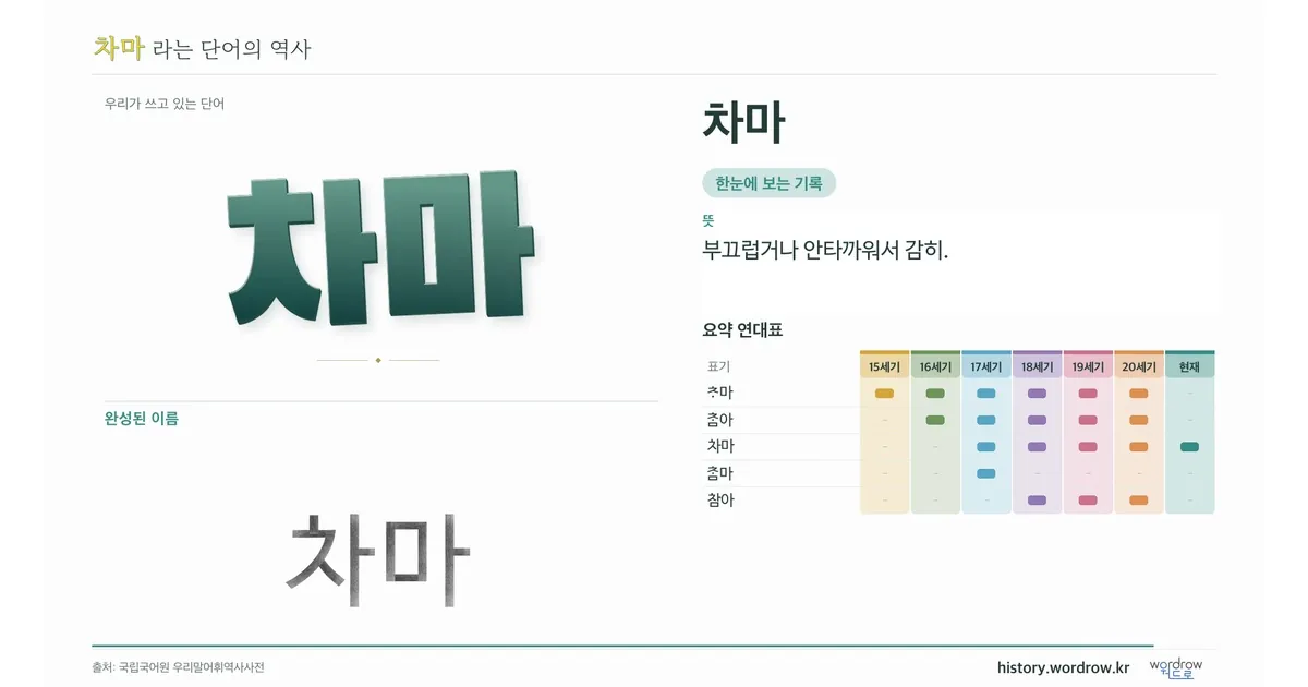 차마 대표 이미지