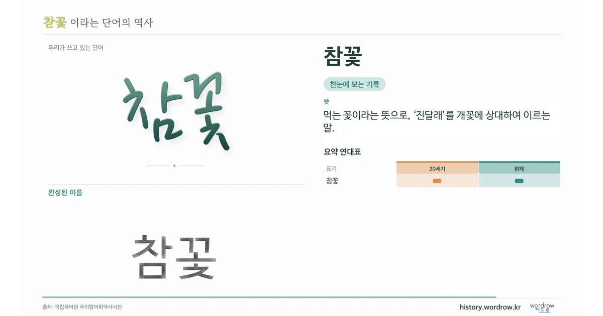 참꽃 대표 이미지
