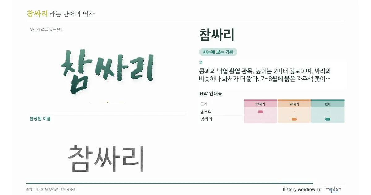 참싸리 대표 이미지