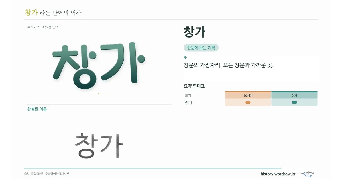 창가 대표 이미지