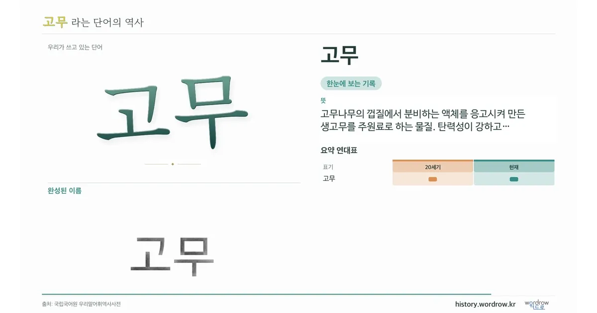 고무 대표 이미지