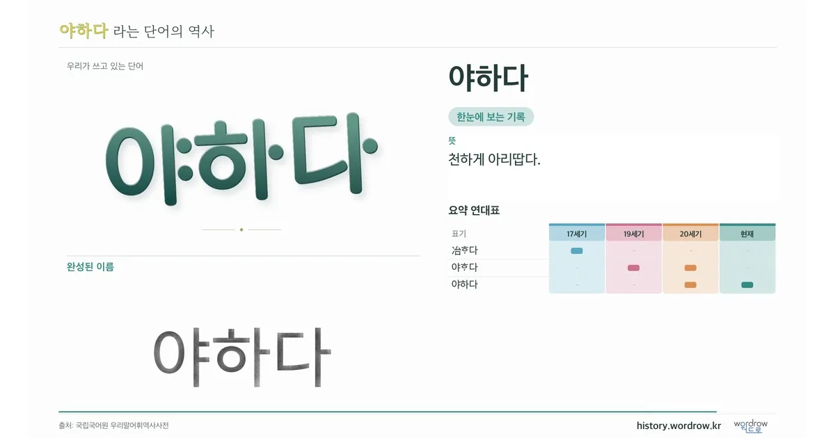 야하다 대표 이미지