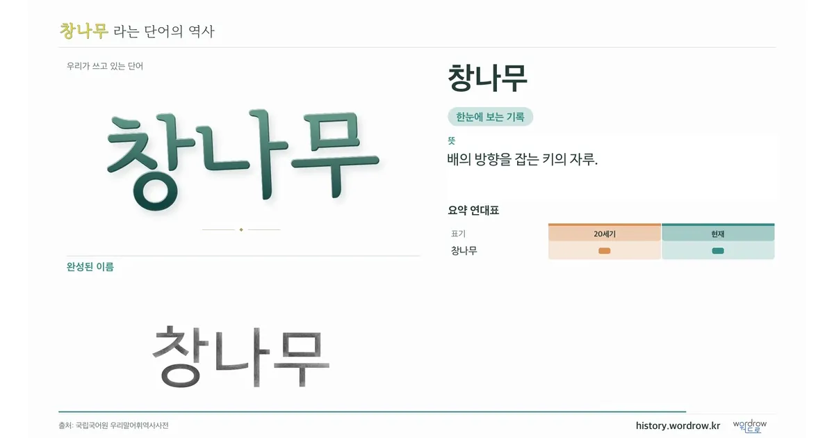 창나무 대표 이미지