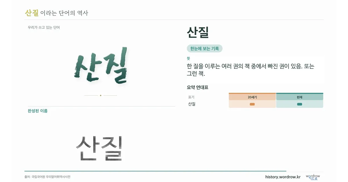 산질 대표 이미지
