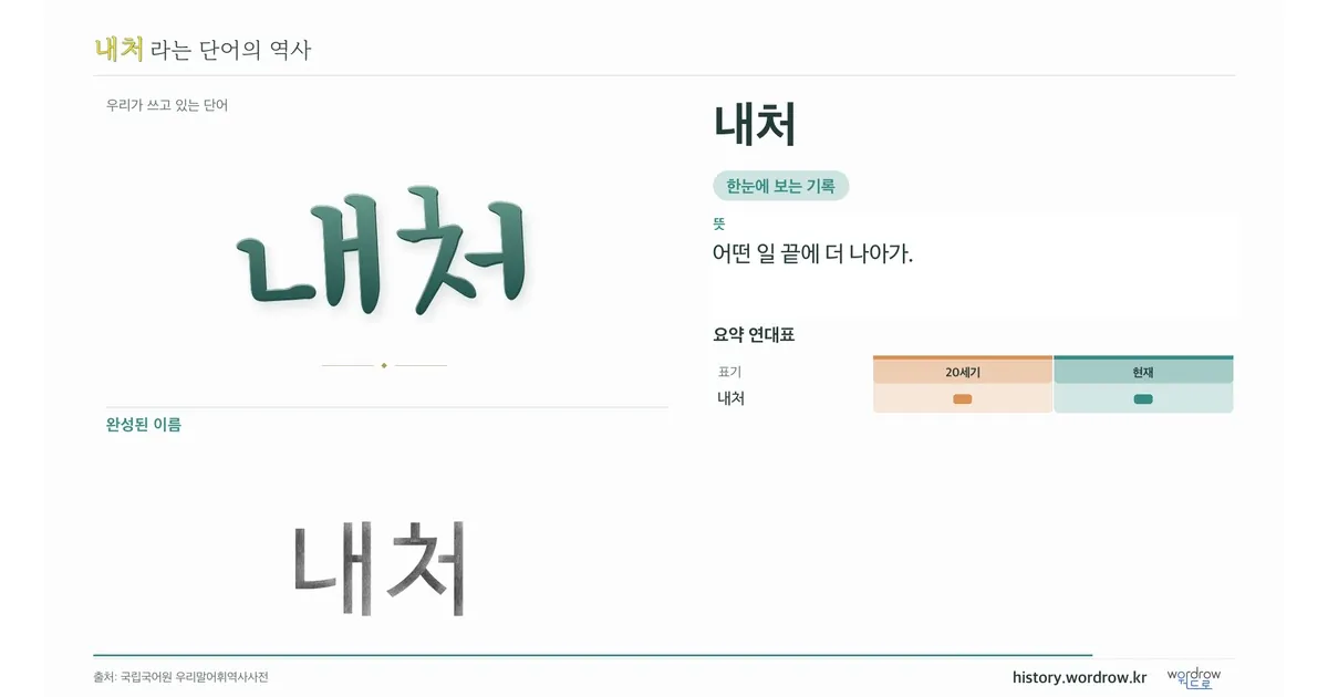 내처 대표 이미지