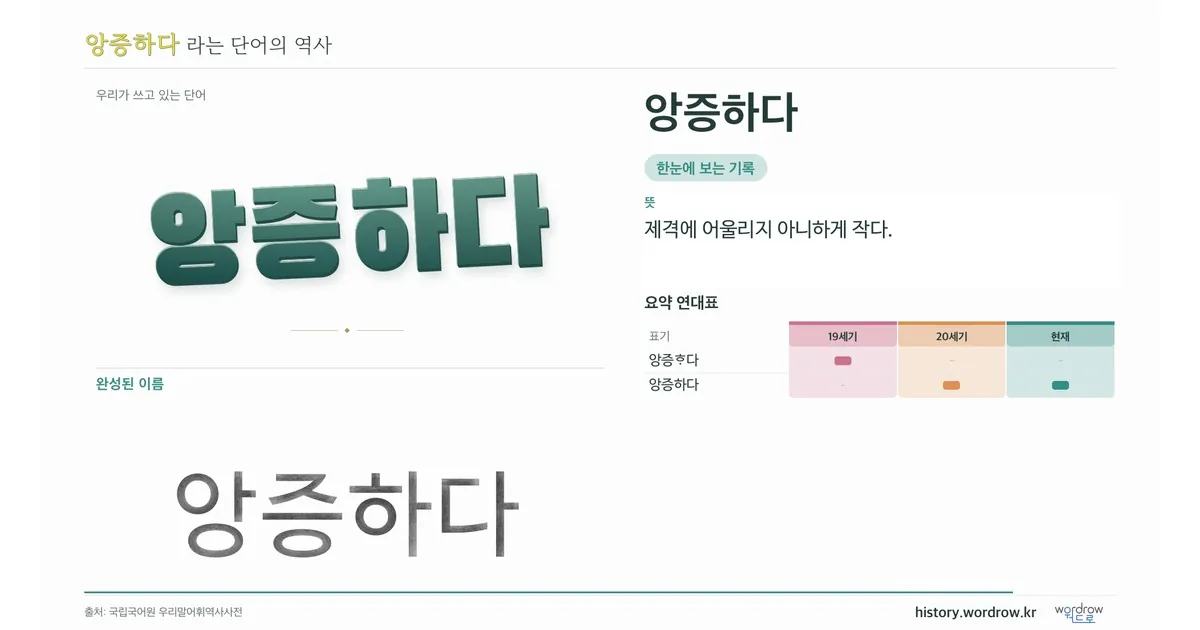 앙증하다 대표 이미지