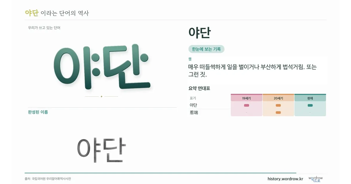 야단 대표 이미지