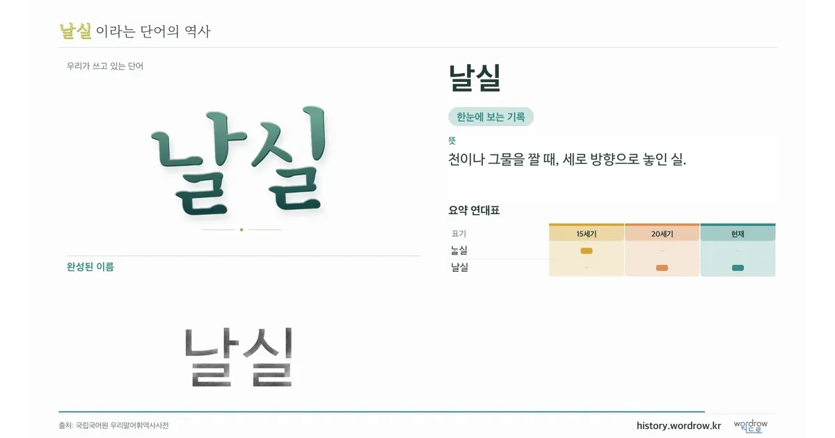 날실 대표 이미지