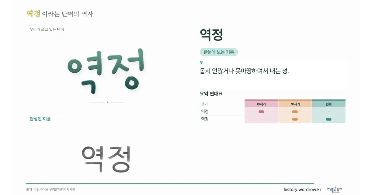 역정 대표 이미지