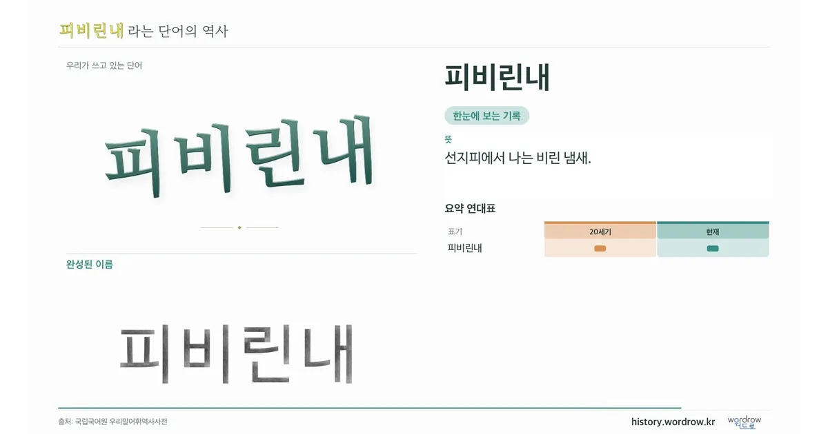 피비린내 대표 이미지