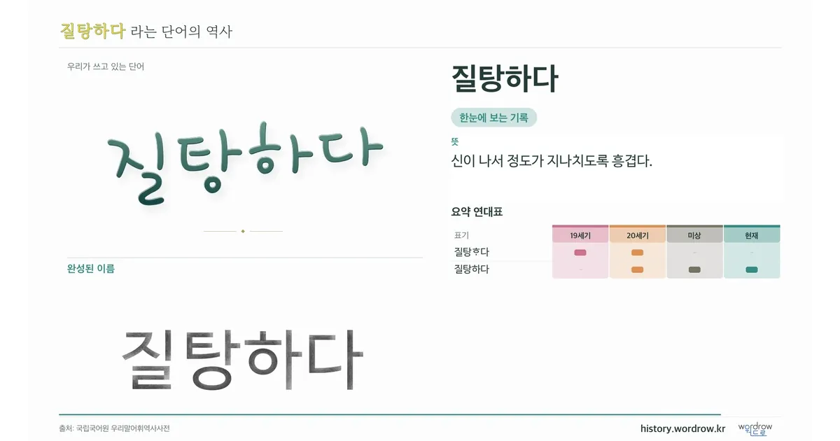 질탕하다 대표 이미지