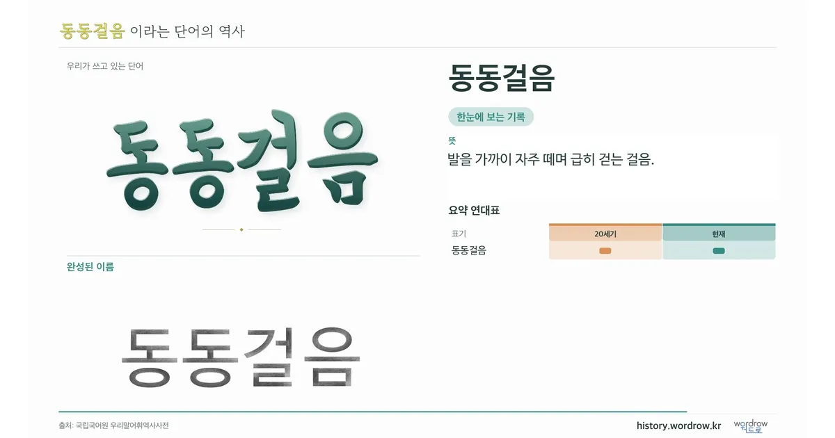 동동걸음 대표 이미지