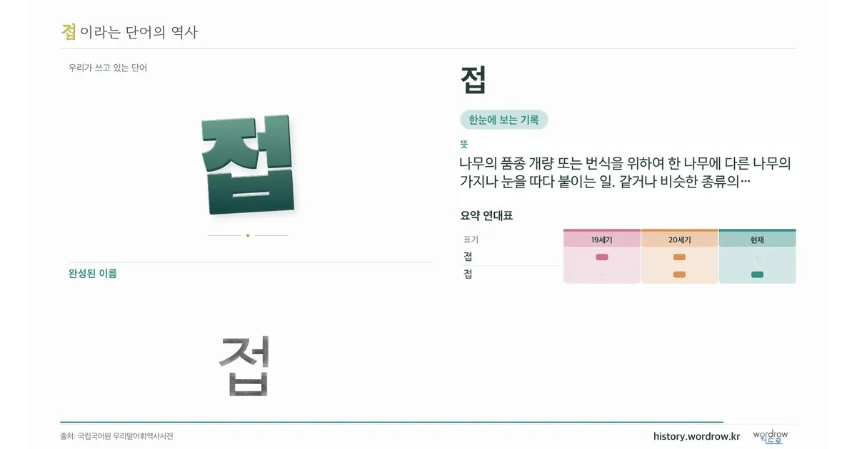 접 대표 이미지