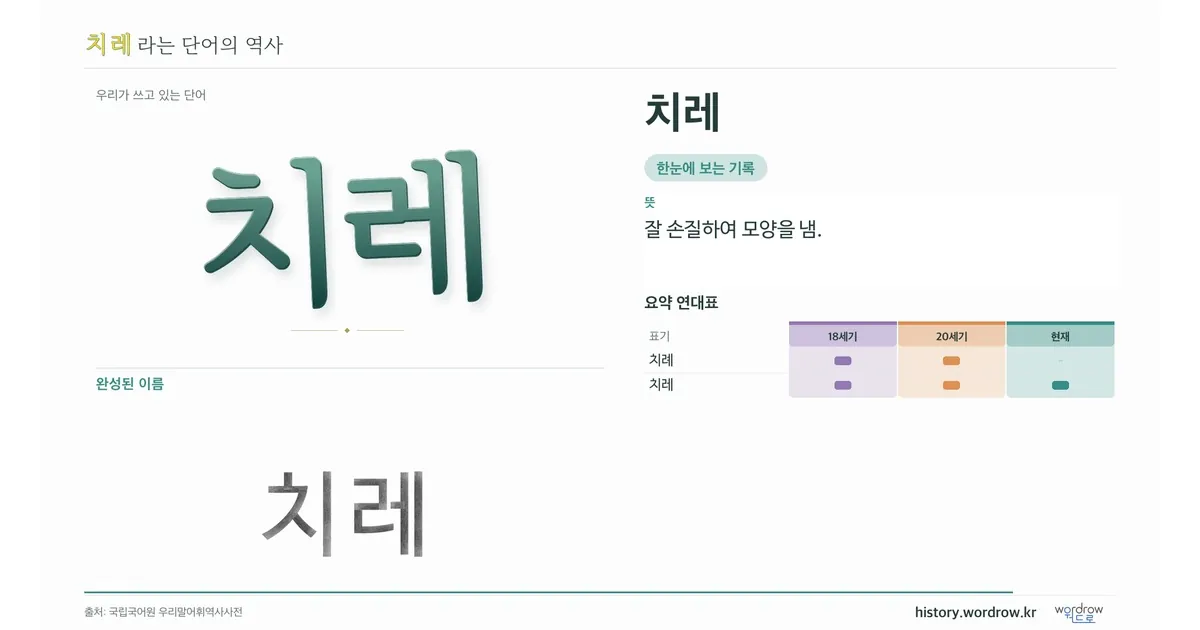 치레 대표 이미지