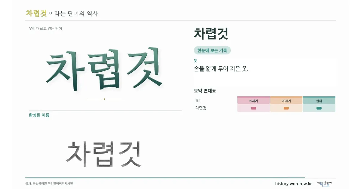 차렵것 대표 이미지