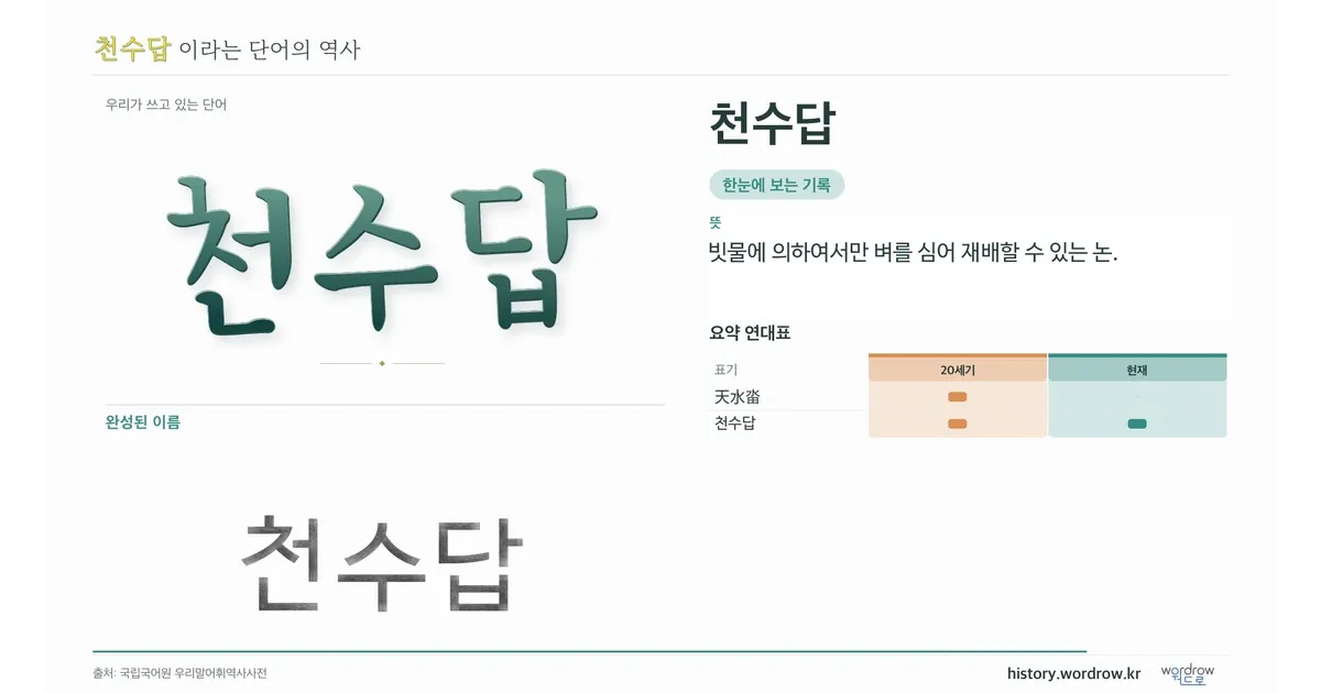 천수답 대표 이미지