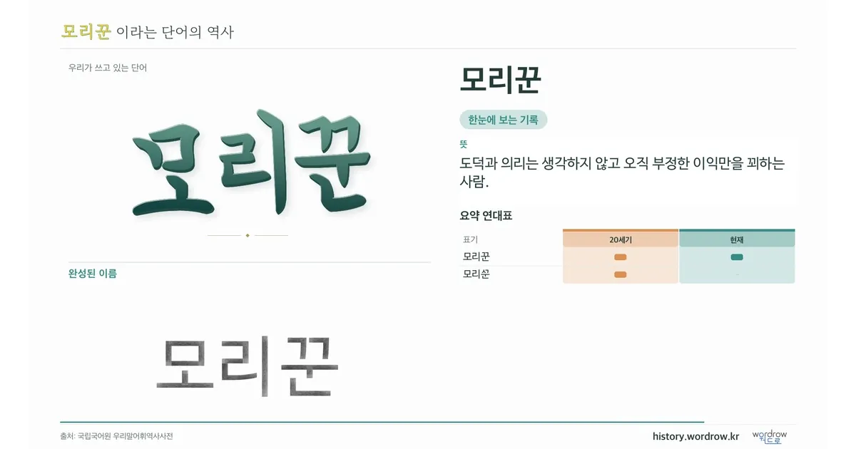 모리꾼 대표 이미지