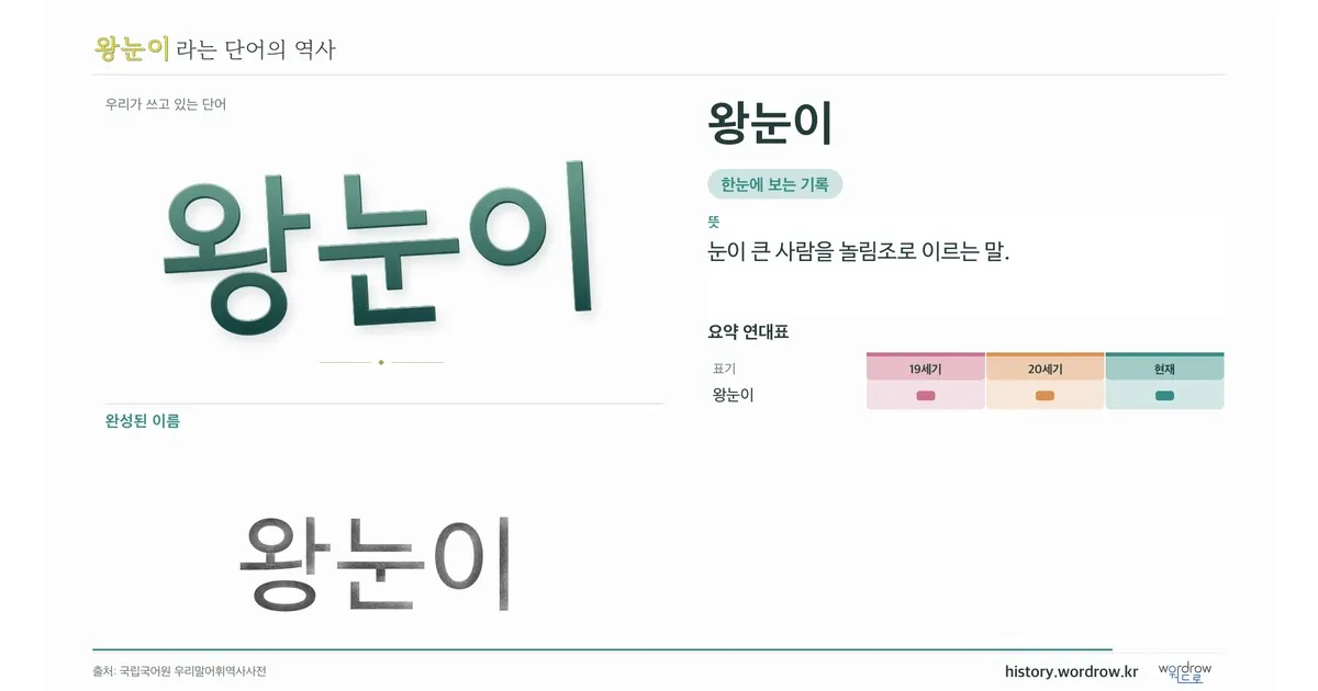왕눈이 대표 이미지