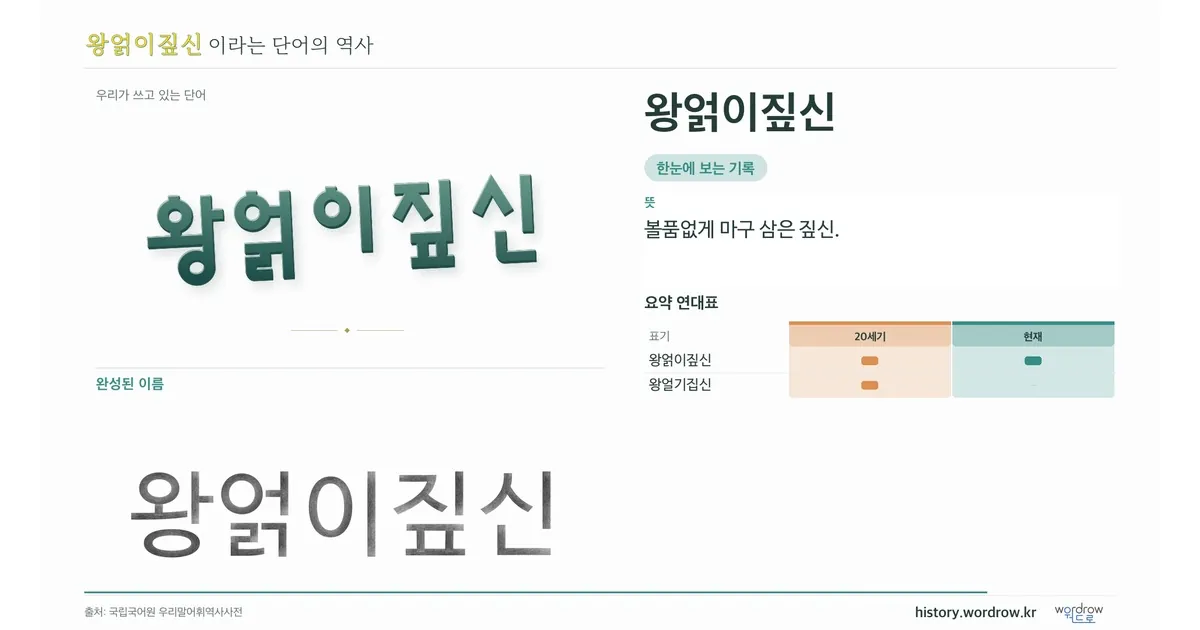 왕얽이짚신 대표 이미지