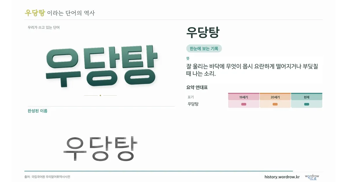 우당탕 대표 이미지