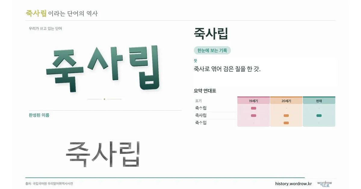 죽사립 대표 이미지