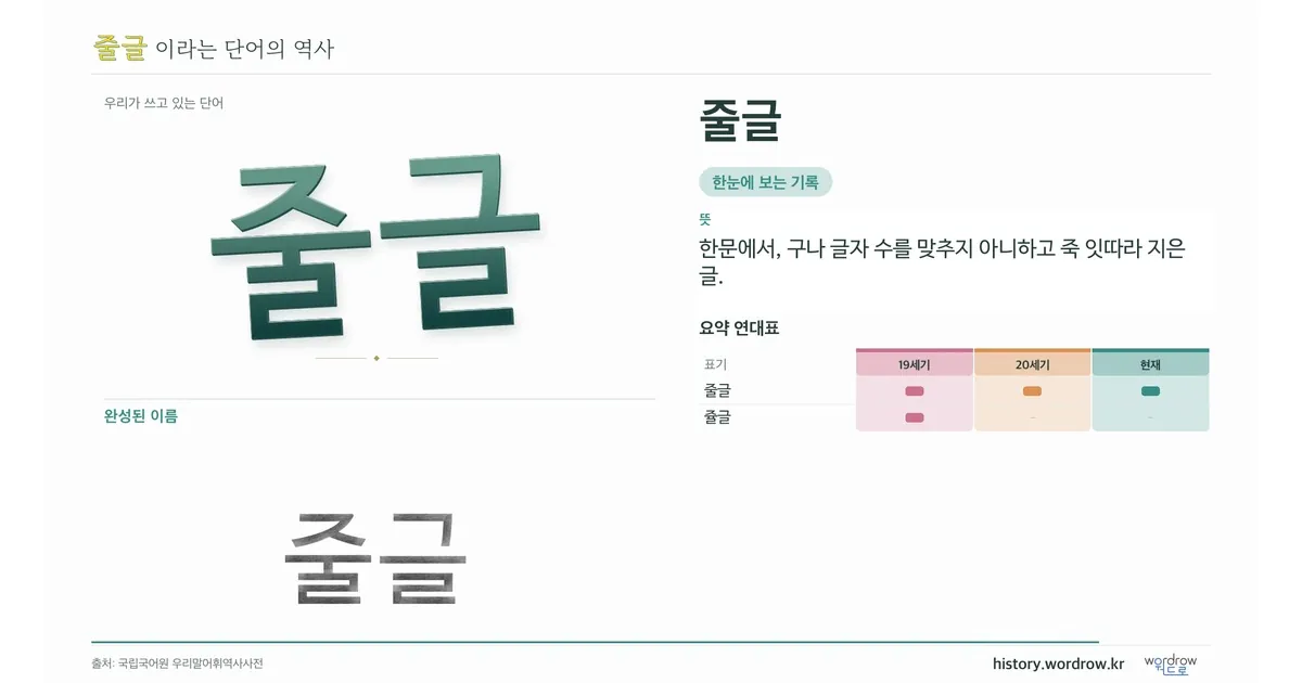 줄글 대표 이미지