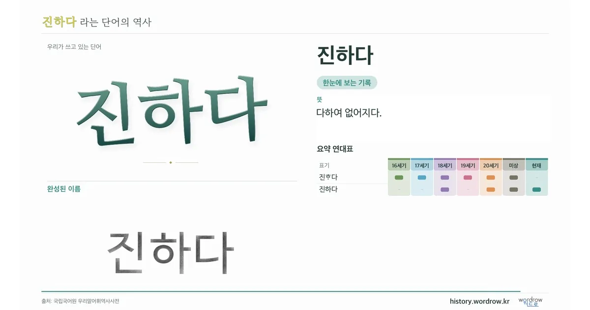 진하다 대표 이미지