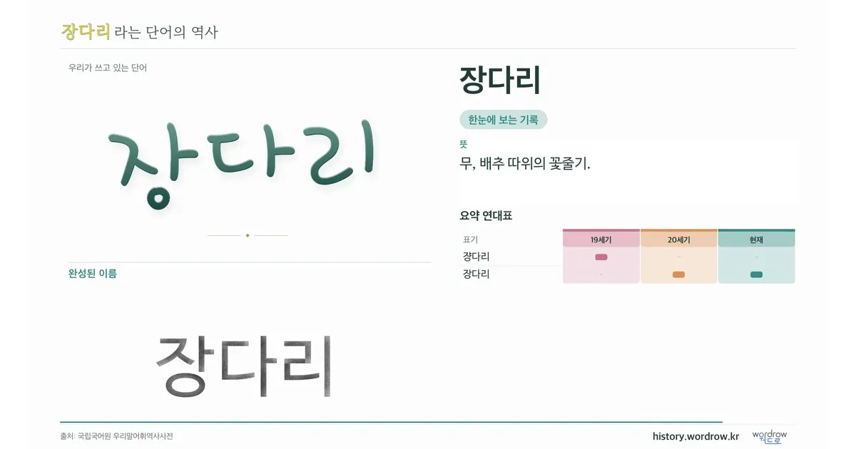 장다리 대표 이미지