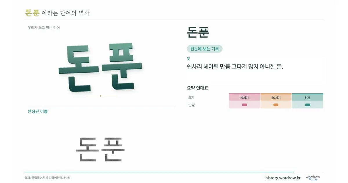 돈푼 대표 이미지