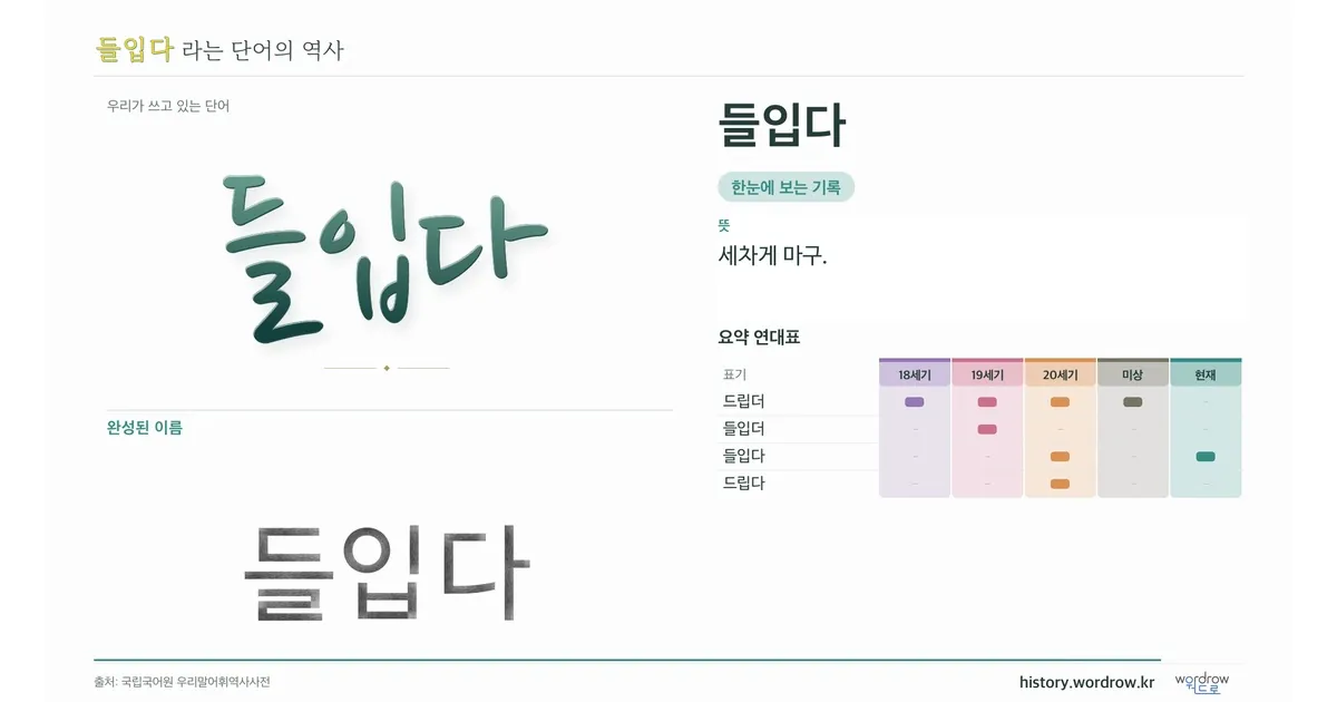 들입다 대표 이미지