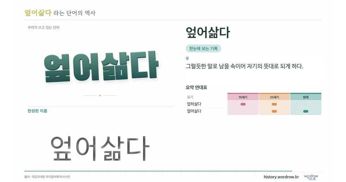 엎어삶다 대표 이미지