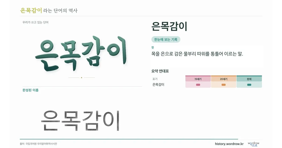은목감이 대표 이미지