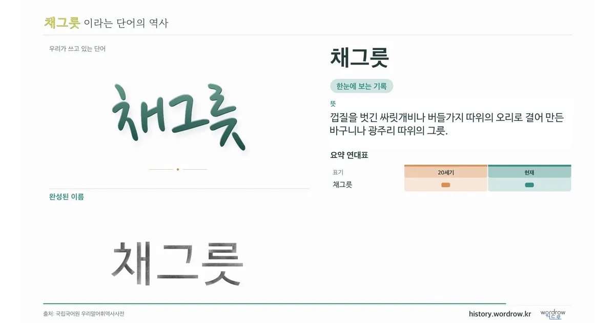 채그릇 대표 이미지