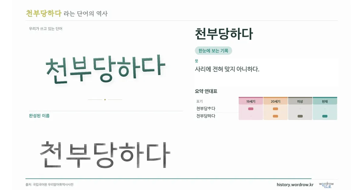천부당하다 대표 이미지