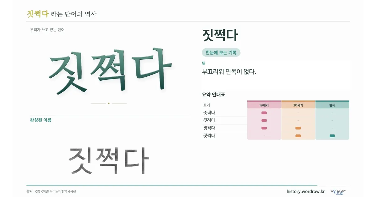 짓쩍다 대표 이미지