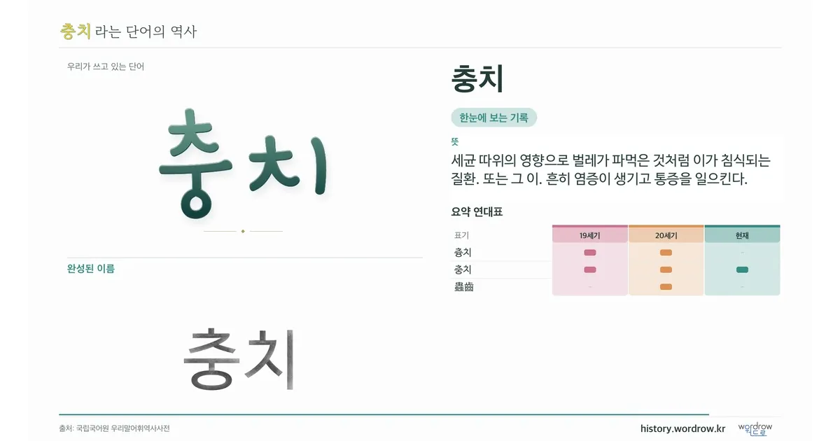 충치 대표 이미지